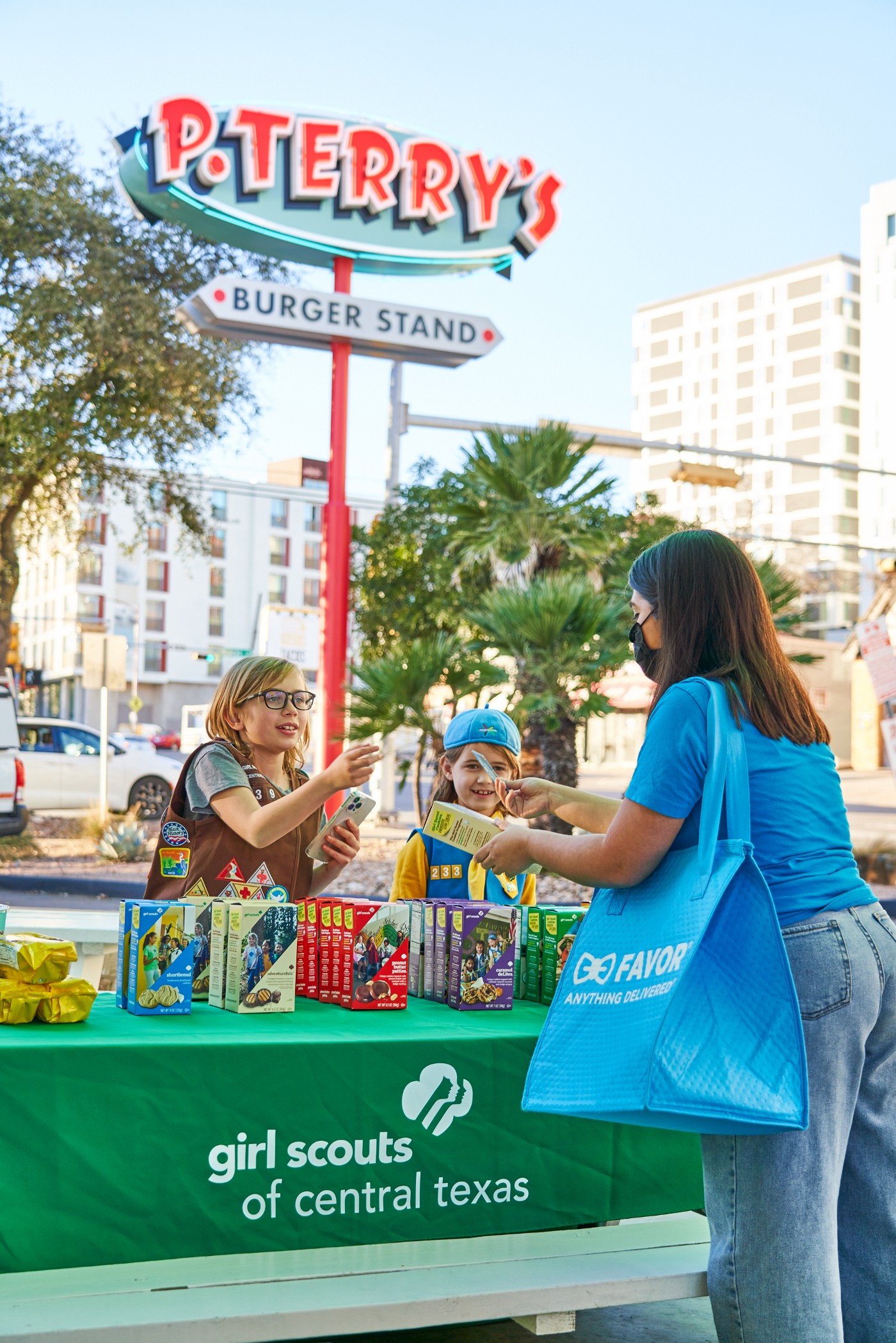 Favor and Girl Scouts team up to offer contactless cookie delivery in Austin  - Favor